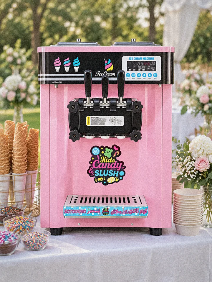 Kids Candy & Slush Soft serve machine
